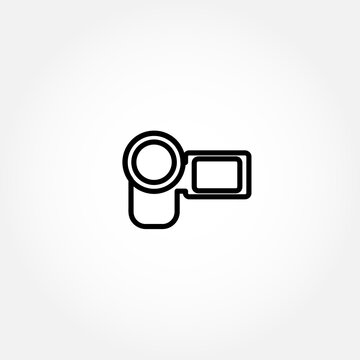 Camcorder line icon. camera icon