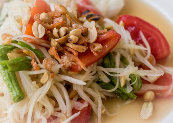 Thai papaya spicy salad
