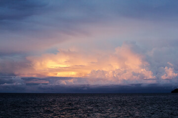Evening at Togean island