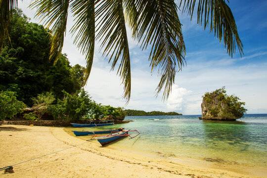 Scenic Togean island, Sulawesi, Indonesia