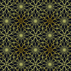 Seamless gold pattern, ornament, abstract and modern concept for your design.