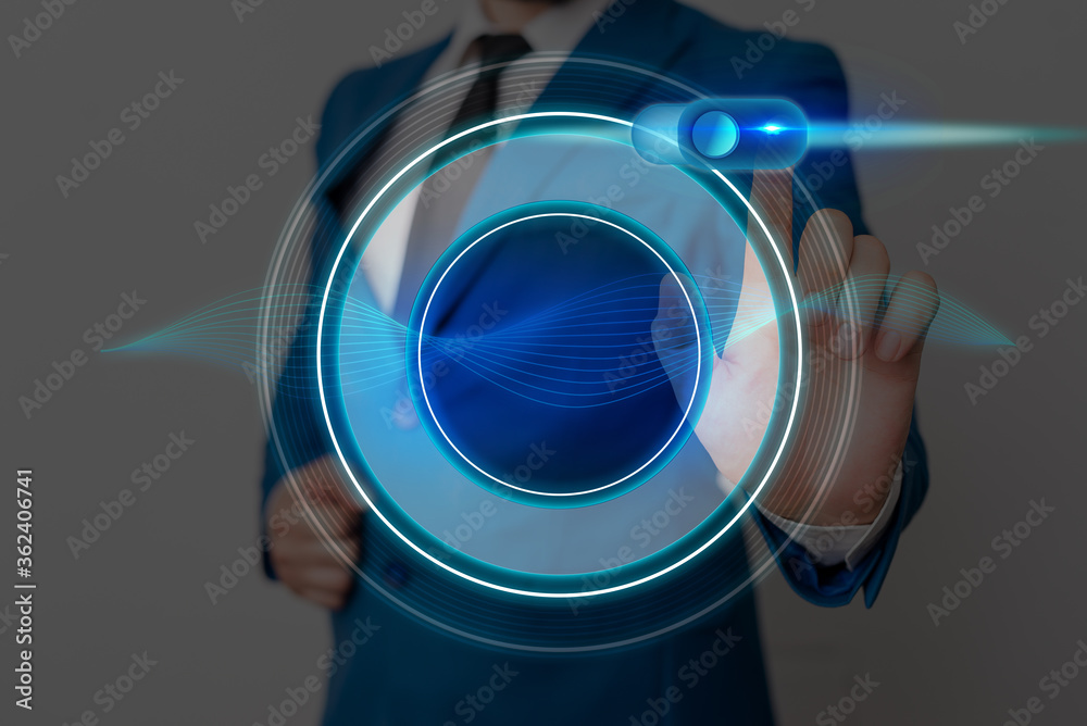 Poster graphics padlock for web data information security application system