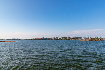 Obraz premium Islands in Finnish Gulf near Helsinki, Finland