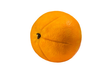 orange on a white isolated background