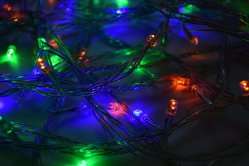 Obraz premium christmas tree lights