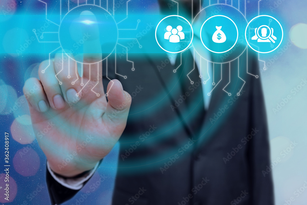Poster system administrator control, gear configuration settings tools concept.