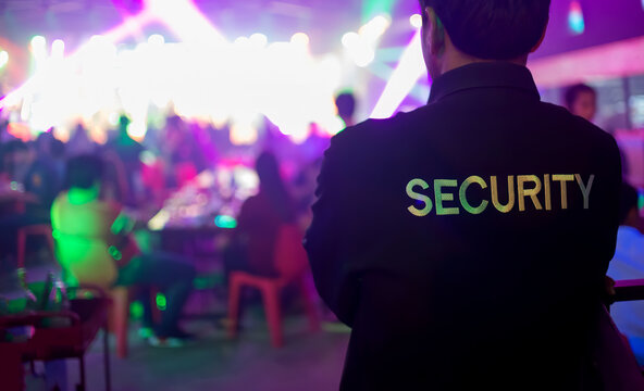Security guard Asians in a nightclub