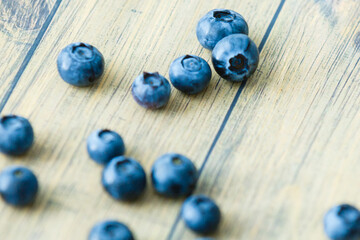 Fresh blueberry background. Texture blueberry berries close up