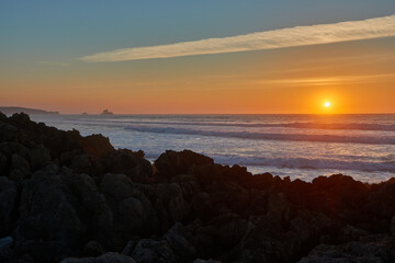 Obraz premium A sunset on the beach