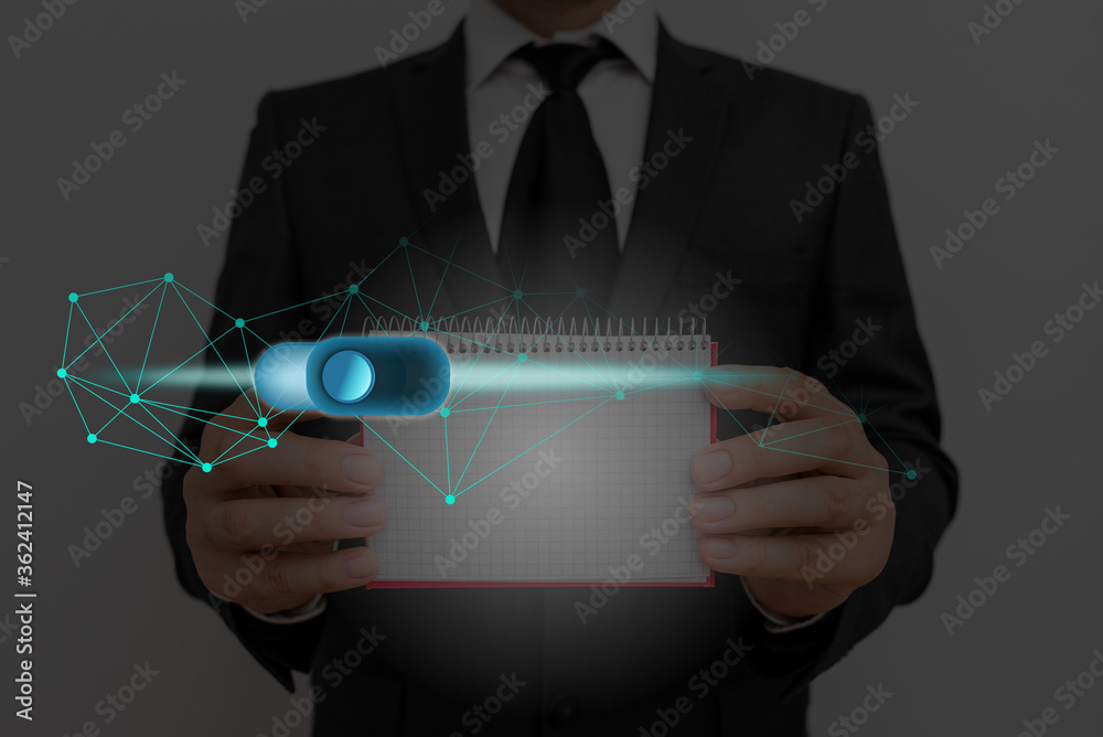 Poster graphics padlock for web data information security application system