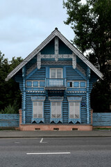 Moscow wooden house 