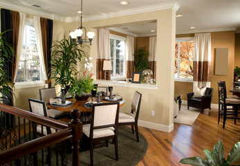 modern dining room