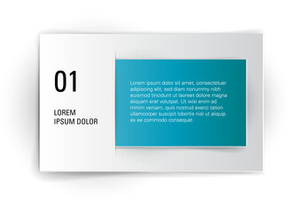 vector white paper banner