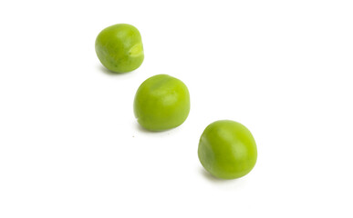 green peas isolated