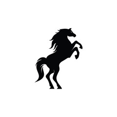 Fototapeta na wymiar Horse vector logo design. Horse racing logo design.