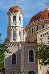 Metropolitan Church at the center of city of Thessaloniki, Greece