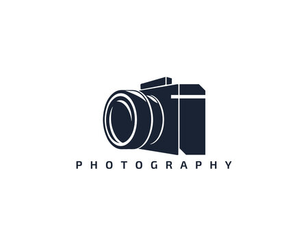 Initial Letter I Camera photography filmmaker logo design 