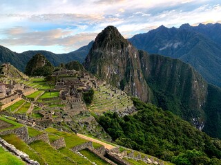 Magnificent view on Machu Picchu near Cusco, Peru