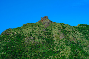 Fototapeta na wymiar Teapot Mountain in Ruifang District, New Taipei, Taiwan.