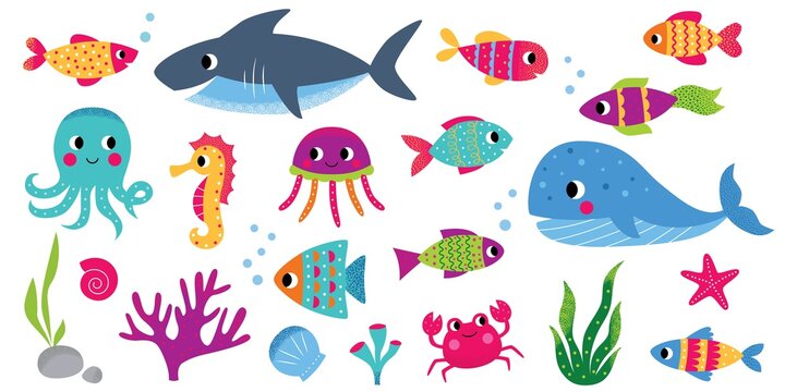 Fish Clipart Images – Browse 59,982 Stock Photos, Vectors, and Video |  Adobe Stock