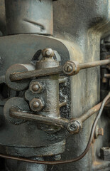 motorhead of an old diesel engine