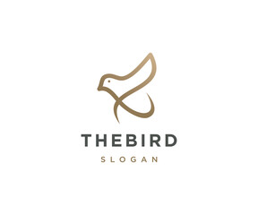 Bird logo design vector template