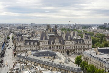 Naklejka premium HOTEL DE VILLE PARIS