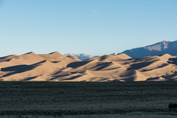 Fototapeta na wymiar Great Sand Dunes National Park from the road In Colorado
