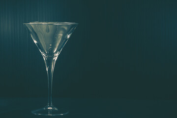 Wine glasses Closed Up; Vintage Style
