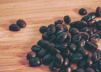 Background From Coffee; Closedup; vintage style