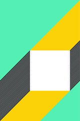 Color geometric design, vector background.