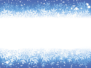 Vector winter background with copy space.