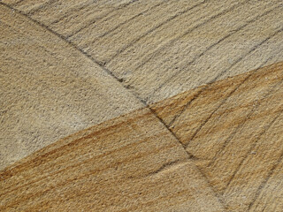 Striated Pattern in Sandstone Block.