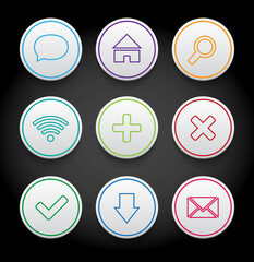web icons set