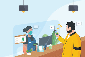 Food Delivery Order Illustration