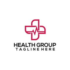 Health group logo concept