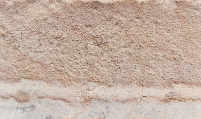Vintage rough sandstone background. Front view. 
