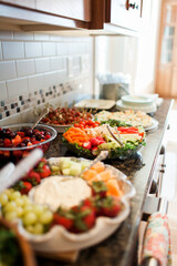 Fruit Buffet in Kitchen