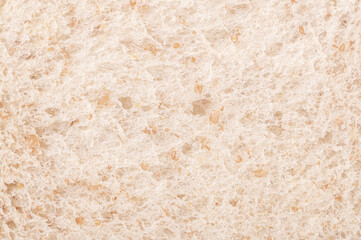  Close up sliced bread texture background.