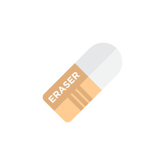 Eraser icon design. vector illustration