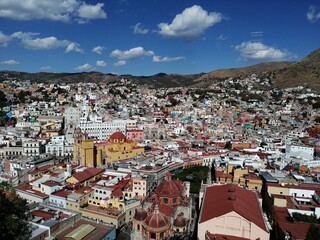 aerial view of the city