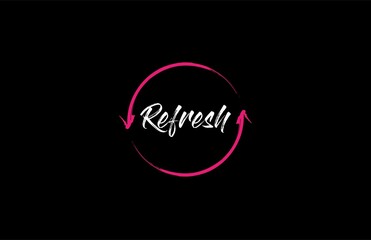 Refresh Slogan Typography for Tee Graphic