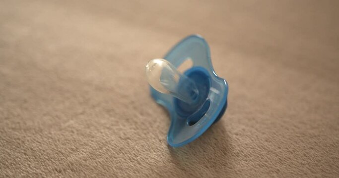 Close Up Dolly Shot of a Pacifier