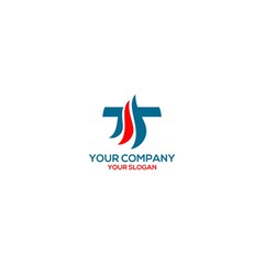 Flare Torch Logo Design Vector