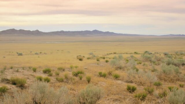 Desert Evening 4k background plate 35mm MLS