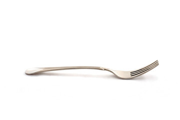 Fork against a white background