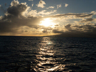 Obraz premium sunset over the sea