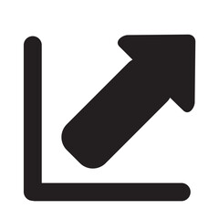 Arrow icons in Black