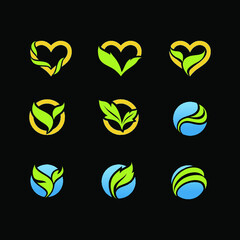 Set of logo design templates Premium Vector