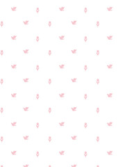 鳥と花のスウォッチ